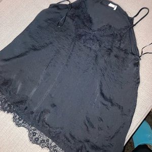 Black Lace Tank Top